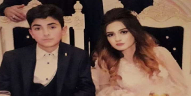 Fatima and Iman, in their wedding in Masalli, Azerbaijan